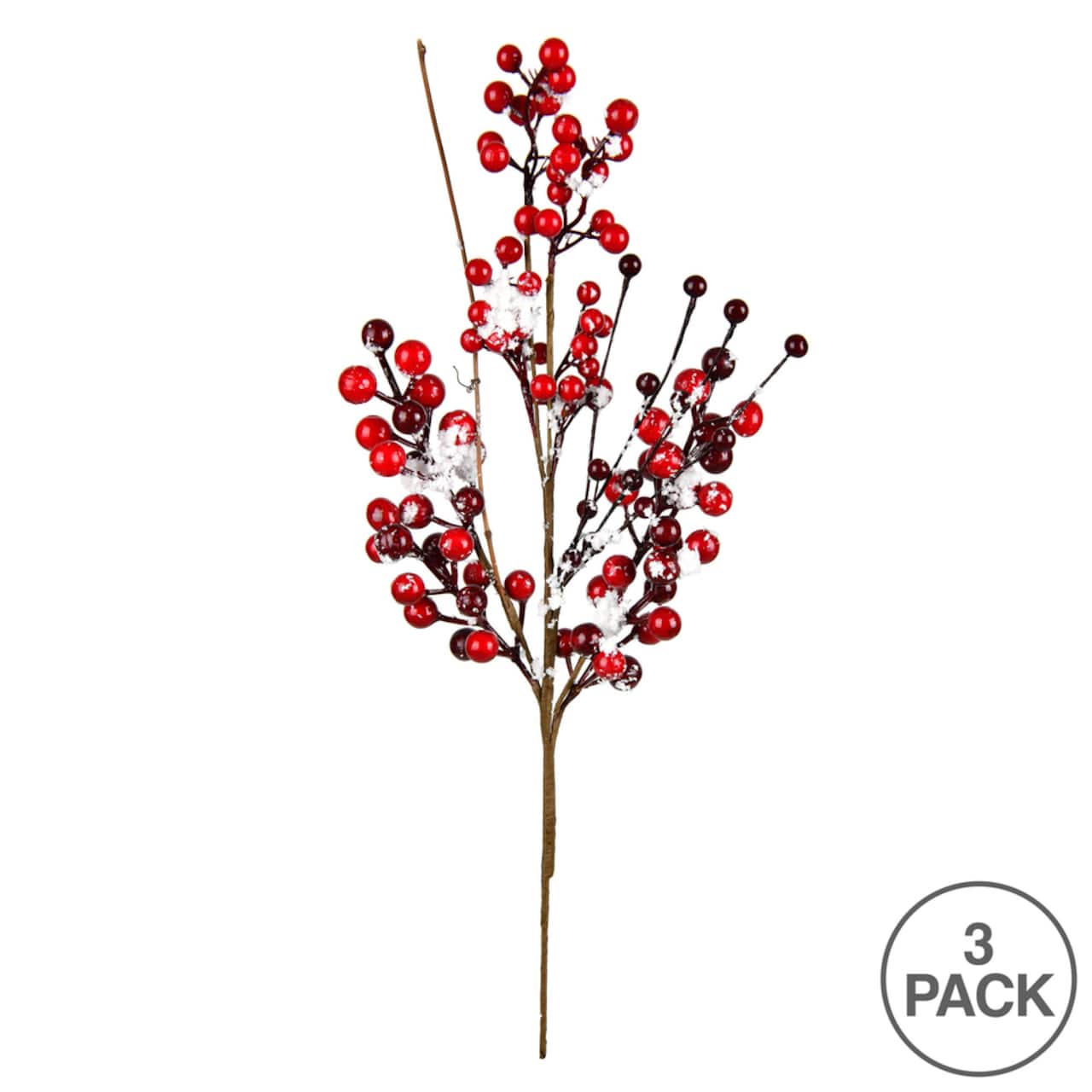 Red Snow Berry Pick, 3ct.